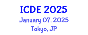 International Conference on Distance Education (ICDE) January 07, 2025 - Tokyo, Japan
