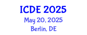 International Conference on Distance Education (ICDE) May 20, 2025 - Berlin, Germany