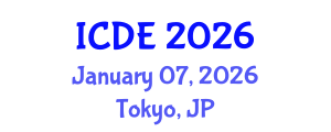 International Conference on Distance Education (ICDE) January 07, 2026 - Tokyo, Japan