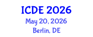 International Conference on Distance Education (ICDE) May 20, 2026 - Berlin, Germany