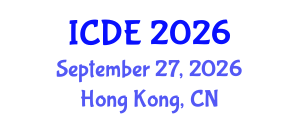 International Conference on Distance Education (ICDE) September 27, 2026 - Hong Kong, China International Conference on Distance Education (ICDE) September 27, 2026 - Hong Kong, China