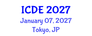 International Conference on Distance Education (ICDE) January 07, 2027 - Tokyo, Japan International Conference on Distance Education (ICDE) January 07, 2027 - Tokyo, Japan