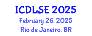 International Conference on Distance Learning and Special Education (ICDLSE) February 26, 2025 - Rio de Janeiro, Brazil