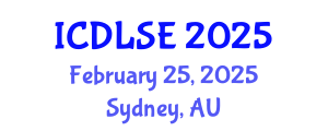 International Conference on Distance Learning and Special Education (ICDLSE) February 25, 2025 - Sydney, Australia