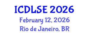 International Conference on Distance Learning and Special Education (ICDLSE) February 12, 2026 - Rio de Janeiro, Brazil International Conference on Distance Learning and Special Education (ICDLSE) February 12, 2026 - Rio de Janeiro, Brazil
