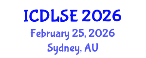 International Conference on Distance Learning and Special Education (ICDLSE) February 25, 2026 - Sydney, Australia
