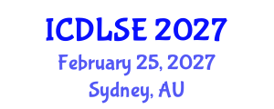 International Conference on Distance Learning and Special Education (ICDLSE) February 25, 2027 - Sydney, Australia International Conference on Distance Learning and Special Education (ICDLSE) February 25, 2027 - Sydney, Australia