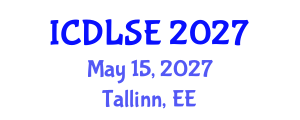 International Conference on Distance Learning and Special Education (ICDLSE) May 15, 2027 - Tallinn, Estonia International Conference on Distance Learning and Special Education (ICDLSE) May 15, 2027 - Tallinn, Estonia