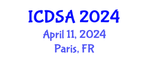 International Conference on Distributed Systems and Applications (ICDSA) April 11, 2024 - Paris, France