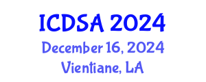 International Conference on Distributed Systems and Applications (ICDSA) December 16, 2024 - Vientiane, Laos