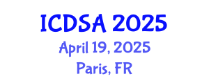 International Conference on Distributed Systems and Applications (ICDSA) April 19, 2025 - Paris, France