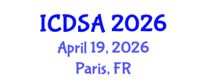 International Conference on Distributed Systems and Applications (ICDSA) April 19, 2026 - Paris, France