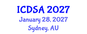 International Conference on Distributed Systems and Applications (ICDSA) January 28, 2027 - Sydney, Australia International Conference on Distributed Systems and Applications (ICDSA) January 28, 2027 - Sydney, Australia