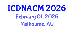 International Conference on DNA and Clinical Microbiology (ICDNACM) February 01, 2026 - Melbourne, Australia