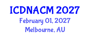 International Conference on DNA and Clinical Microbiology (ICDNACM) February 01, 2027 - Melbourne, Australia International Conference on DNA and Clinical Microbiology (ICDNACM) February 01, 2027 - Melbourne, Australia