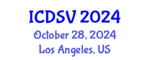 International Conference on Domestic and Sexual Violence (ICDSV) October 28, 2024 - Los Angeles, United States