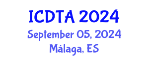 International Conference on Drone Technology and Applications (ICDTA) September 05, 2024 - Málaga, Spain