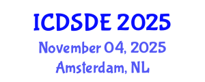 International Conference on Dynamical Systems and Differential Equations (ICDSDE) November 04, 2025 - Amsterdam, Netherlands