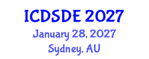 International Conference on Dynamical Systems and Differential Equations (ICDSDE) January 28, 2027 - Sydney, Australia International Conference on Dynamical Systems and Differential Equations (ICDSDE) January 28, 2027 - Sydney, Australia