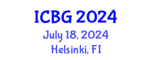International Conference on e-Business and e-Government (ICBG) July 18, 2024 - Helsinki, Finland