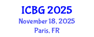 International Conference on e-Business and e-Government (ICBG) November 18, 2025 - Paris, France