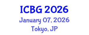 International Conference on e-Business and e-Government (ICBG) January 07, 2026 - Tokyo, Japan