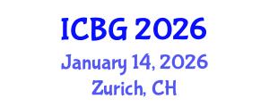 International Conference on e-Business and e-Government (ICBG) January 14, 2026 - Zurich, Switzerland