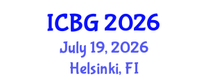 International Conference on e-Business and e-Government (ICBG) July 19, 2026 - Helsinki, Finland