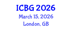 International Conference on e-Business and e-Government (ICBG) March 15, 2026 - London, United Kingdom