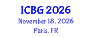 International Conference on e-Business and e-Government (ICBG) November 18, 2026 - Paris, France