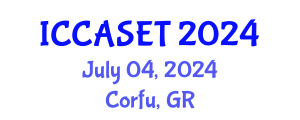 International Conference on E-commerce, E-administration, E-society, E-education and E-technology (ICCASET) July 04, 2024 - Corfu, Greece