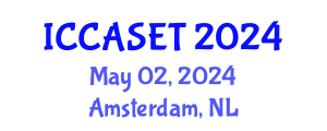 International Conference on E-commerce, E-administration, E-society, E-education and E-technology (ICCASET) May 02, 2024 - Amsterdam, Netherlands