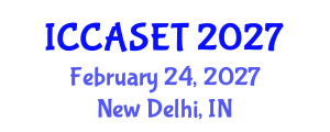 International Conference on E-commerce, E-administration, E-society, E-education and E-technology (ICCASET) February 24, 2027 - New Delhi, India