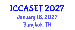 International Conference on E-commerce, E-administration, E-society, E-education and E-technology (ICCASET) January 18, 2027 - Bangkok, Thailand International Conference on E-commerce, E-administration, E-society, E-education and E-technology (ICCASET) January 18, 2027 - Bangkok, Thailand