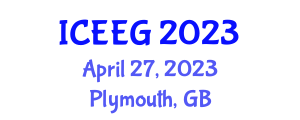 International Conference on E-commerce, E-Business and E-Government (ICEEG) April 27, 2023 - Plymouth, United Kingdom