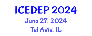 International Conference on e-Democracy and e-Participation (ICEDEP) June 27, 2024 - Tel Aviv, Israel