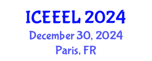 International Conference on e-Education and e-Learning (ICEEEL) December 30, 2024 - Paris, France