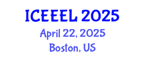 International Conference on e-Education and e-Learning (ICEEEL) April 22, 2025 - Boston, United States