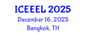 International Conference on e-Education and e-Learning (ICEEEL) December 16, 2025 - Bangkok, Thailand