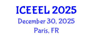 International Conference on e-Education and e-Learning (ICEEEL) December 30, 2025 - Paris, France