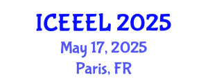 International Conference on e-Education and e-Learning (ICEEEL) May 17, 2025 - Paris, France