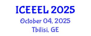 International Conference on e-Education and e-Learning (ICEEEL) October 04, 2025 - Tbilisi, Georgia
