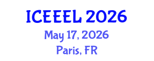 International Conference on e-Education and e-Learning (ICEEEL) May 17, 2026 - Paris, France