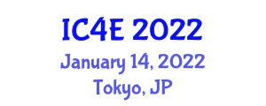 International Conference on E-Education, E-Business, E-Management and E-Learning (IC4E) January 14, 2022 - Tokyo, Japan