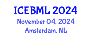International Conference on e-Education, e-Business, e-Management and e-Learning (ICEBML) November 04, 2024 - Amsterdam, Netherlands