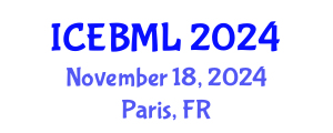 International Conference on e-Education, e-Business, e-Management and e-Learning (ICEBML) November 18, 2024 - Paris, France