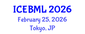 International Conference on e-Education, e-Business, e-Management and e-Learning (ICEBML) February 25, 2026 - Tokyo, Japan