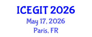 International Conference on e-Governance and Information Technology (ICEGIT) May 17, 2026 - Paris, France