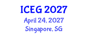 International Conference on e-Government (ICEG) April 24, 2027 - Singapore, Singapore International Conference on e-Government (ICEG) April 24, 2027 - Singapore, Singapore