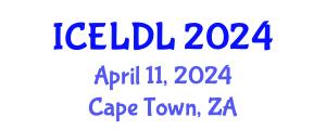 International Conference on E-Learning and Distance Learning (ICELDL) April 11, 2024 - Cape Town, South Africa